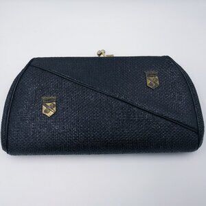 Vintage Fleur de lis clutch purse